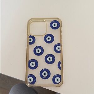 Evil Eye Pattern Phone Case - Blue